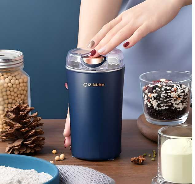 Premium Electric Coffee Grinder – High-Speed Stainless Steel Grinder for Beans, Spices & Herbs